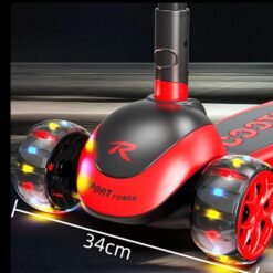 Trotineta pliabila cu 3 roti, sunete si lumini, 6 ani+ 01