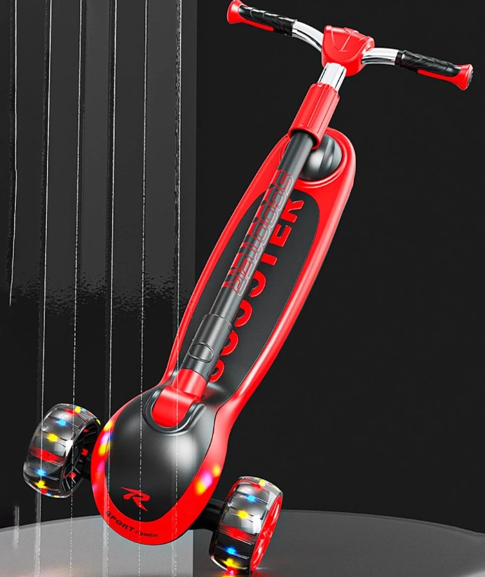 Trotineta pliabila cu 3 roti, sunete si lumini, 6 ani+ 01