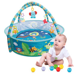 Centru activitati bebelusi, Salteluta cu piscina, arcada si 15 bile, 6 luni+ 02