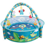 Centru activitati bebelusi, Salteluta cu piscina, arcada si 15 bile, 0 luni+