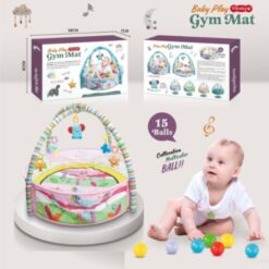 Centru activitati bebelusi, Salteluta cu piscina, arcada si 15 bile, 0 luni+ 04