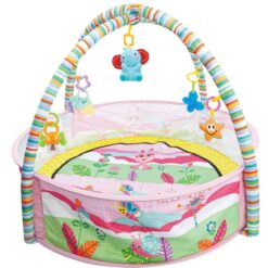 Centru activitati bebelusi, Salteluta cu piscina, arcada si 15 bile, 0 luni+ 04