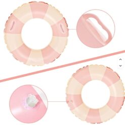 Colac gonflabil cu manere, 75 cm, 5-9 ani, Roz 01