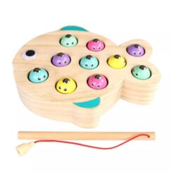 Joc de tip Montessori, Dexteritate si joc magnetic de pescuit, 3 ani, Pestisor 01