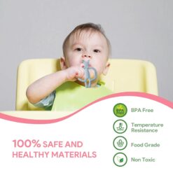 Jucarie de dentitie din silicon, Iepuras, 6 luni+ 01