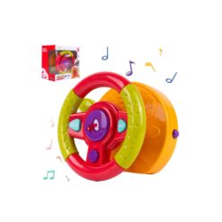 Jucarie interactiva 2 in 1 pentru bebelusi, Volan, 18 luni+ 01