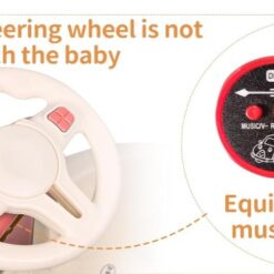 Masinuta Electrica pentru Copii cu 3 Roti, 6V, 2-4 ani, rotire 360 grade 01