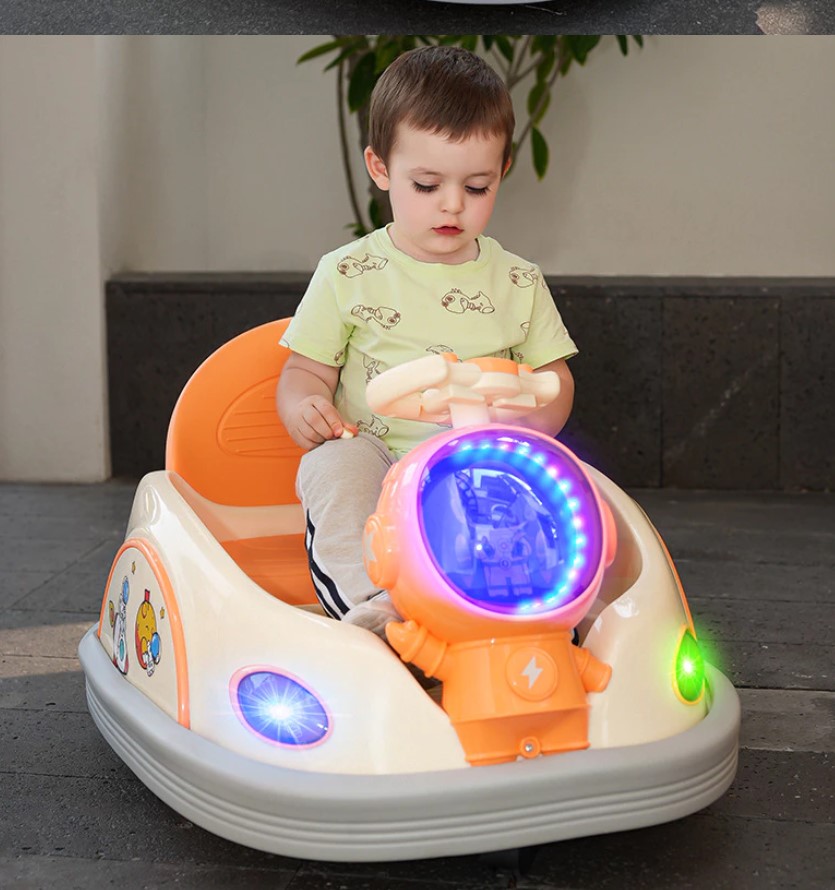 Masinuta Electrica pentru Copii cu 3 Roti, 6V, 2-4 ani, rotire 360 grade 01