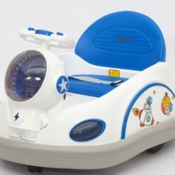 Masinuta Electrica pentru Copii cu 3 Roti, 6V, 2-4 ani, rotire 360 grade, Albastru