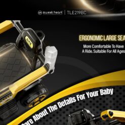 Masinuta Electrica pentru Copii cu 4 Roti, 6V, Muzica si Lumini, 2-7 ani, Excavator rosu 01