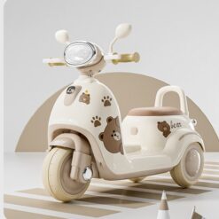 Motociela Electrica pentru Copii cu 3 Roti, 6V 4Ah cu lumina LED muzica, 3-4 ani 07