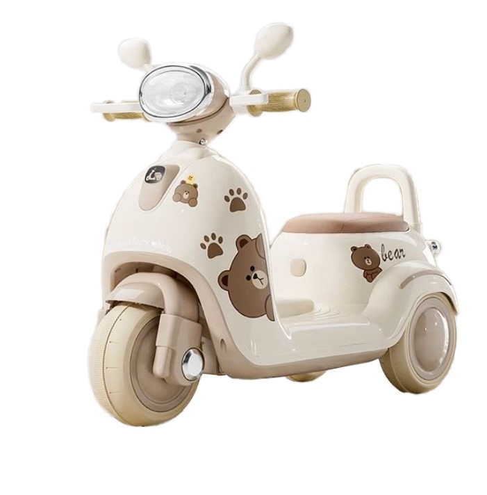 Motociela Electrica pentru Copii cu 3 Roti, 6V 4Ah cu lumina LED muzica, 3-4 ani 07