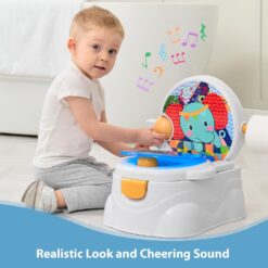 Olita muzicala interactiva, cu sunete si 4 in 1 activitati, Animale 01