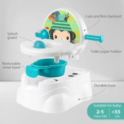 Olita muzicala interactiva, cu sunete si 4 in 1 activitati, Animale, verde 01