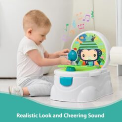 Olita muzicala interactiva, cu sunete si 4 in 1 activitati, Animale, verde 01