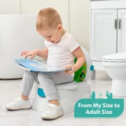 Olita muzicala interactiva, cu sunete si 4 in 1 activitati, Animale, verde 01