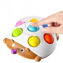 Arici jucărie senzorială cu butoane tip Pop It – Finger Hedgehog, 18 luni+ 01