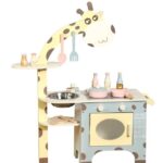 Bucatarie din lemn cu accesorii, 74 cm, Girafa