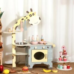 Bucatarie din lemn cu accesorii, 74 cm, Girafa 01