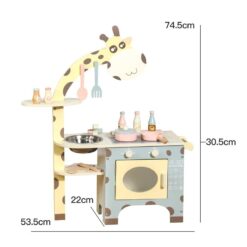 Bucatarie din lemn cu accesorii, 74 cm, Girafa 01
