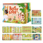 Carte cu stickere reutilizabile, Busy Book, Animale domestice, 3ani+