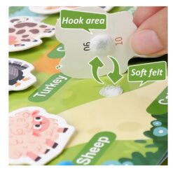 Carte cu stickere reutilizabile, Busy Book, Animale domestice, 3ani+