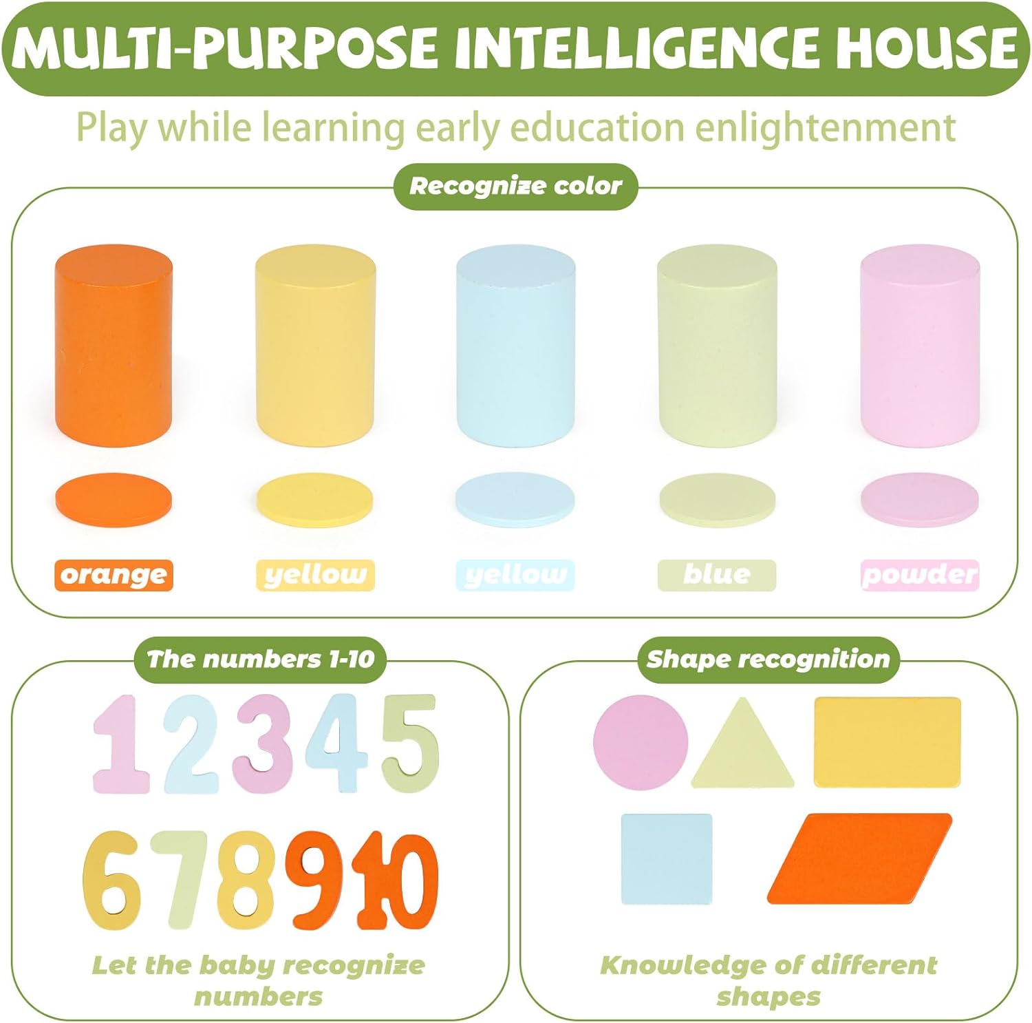 Casuta educationala, 8 in 1 activitati, joc de tip Montessori, 3 ani+ 001