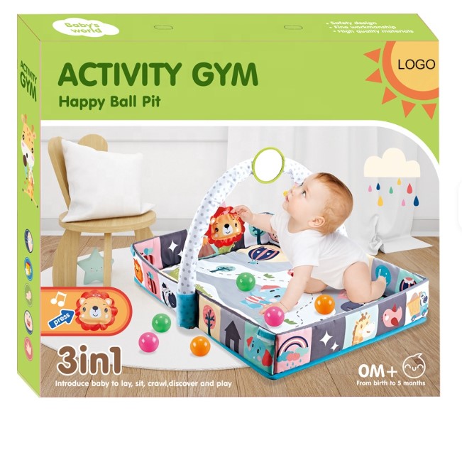 Centru activitati bebelusi, Salteluta 3 in 1, 0 luni+ 01