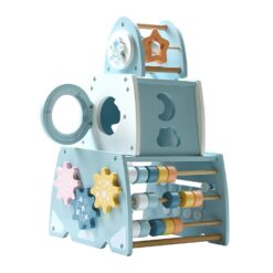 Centru de activitati din lemn- Jucarie educativa bebelusi