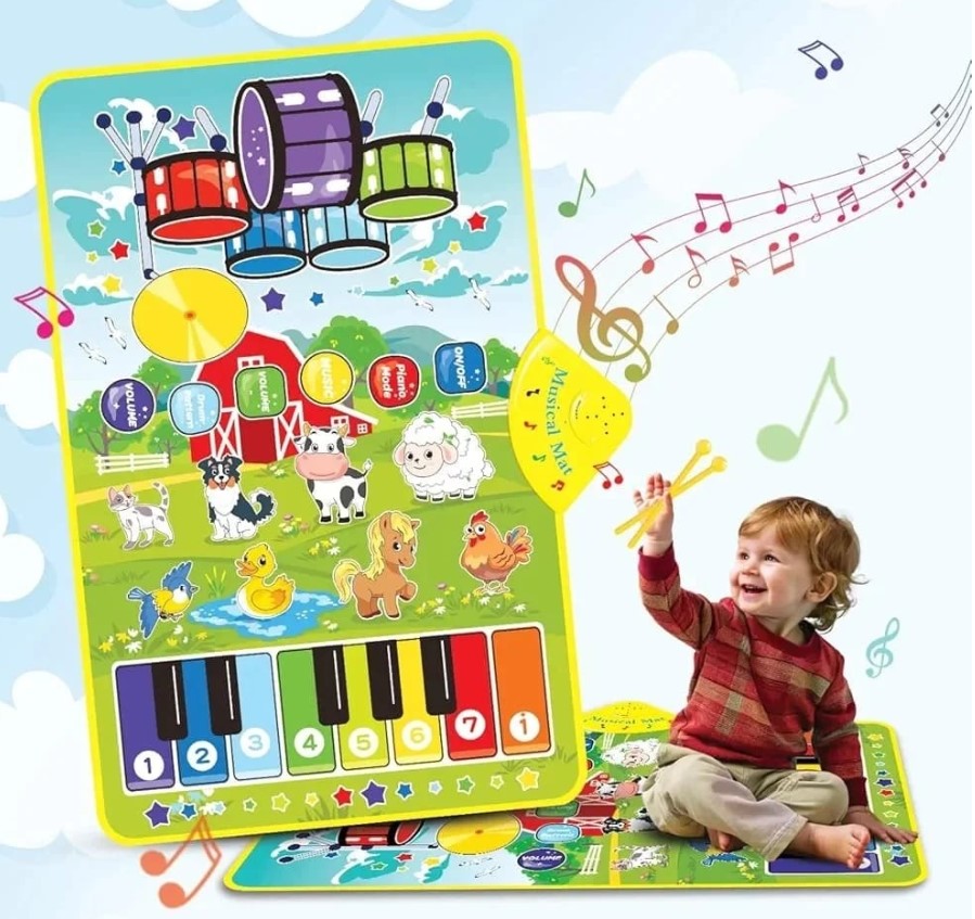 Covoras muzical interactiv pentru bebelusi, Ferma 01