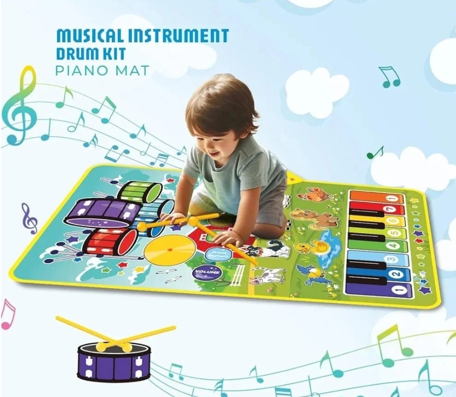 Covoras muzical interactiv pentru bebelusi, Ferma 01