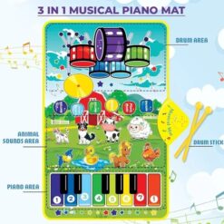 Covoras muzical interactiv pentru bebelusi, Ferma 01