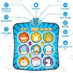 Covoras muzical interactiv pentru dans, Animale, 3 ani+ 01