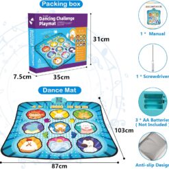 Covoras muzical interactiv pentru dans, Animale, 3 ani+ 01