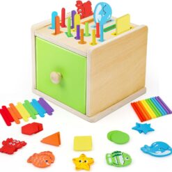 Cutia permanentei, joc multifunctional de sortare, 18 luni+ 005