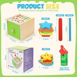 Cutia permanentei, joc multifunctional de sortare, 18 luni+ 005