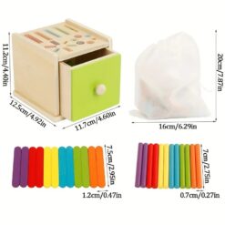 Cutia permanentei, joc multifunctional de sortare, 18 luni+