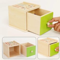 Cutia permanentei, joc multifunctional de sortare, 18 luni+