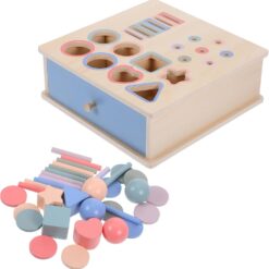 Cutia permanentei, joc multifunctional de sortare 4 IN 1, 18 luni+ 01