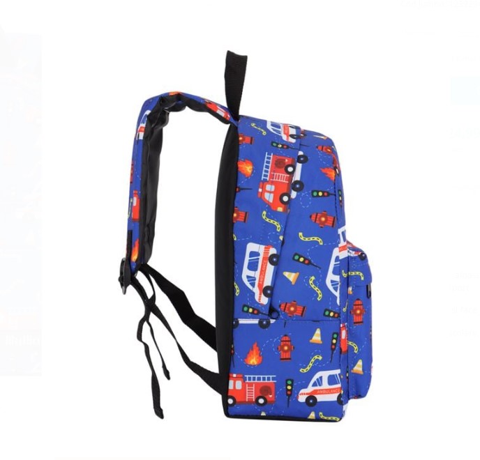 Ghiozdan Gradinita cu imprimeu masinute 01