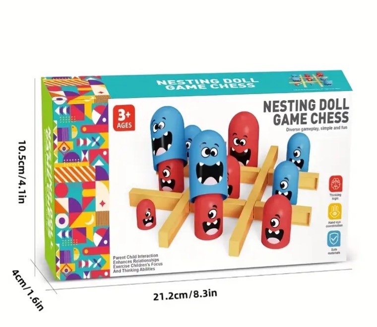 Joc de societate X si zero,nivel avansat, 3 ani+ 01