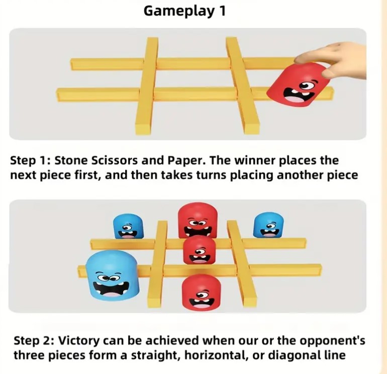 Joc de societate X si zero,nivel avansat, 3 ani+ 01