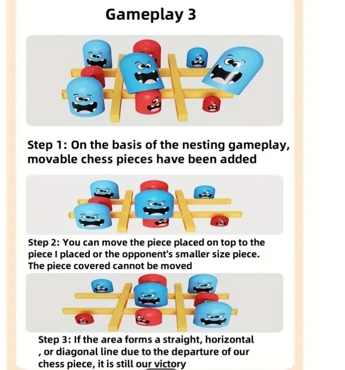 Joc de societate X si zero,nivel avansat, 3 ani+ 01