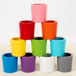 Joc de sortare și asociere 10 culori Montessori, 3 ani+ 01