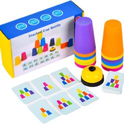 Joc educativ de viteză și atenție, Bătălia cupelor cu clopoțel, 3 ani+