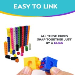 Joc educativ matematica, Set 60 de cuburi constructii, Magic Square, 3 ani