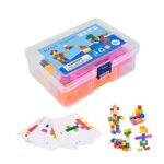 Joc educativ matematica, Set 60 de cuburi constructii, Magic Square, 3 ani