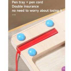 Joc logaritmic 3 in 1 activitati cu litere,cifre si asociere culori, 3 ani+