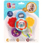 Jucarie bebe senzoriala si pentru dentitie - Floare