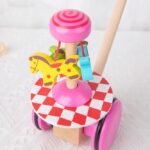 Jucarie de impins ajustabila, Roz, 18 luni+